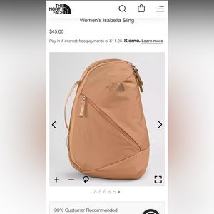 NWT Isabella sling bag from The North Face